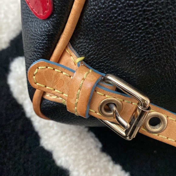 Dooney & Bourke Y2K Limited Edition Lindsay Lohan Black Bowler Bag Backpack - Picture 9 of 14